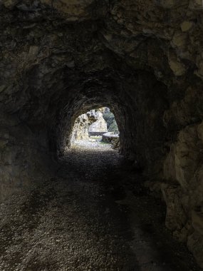 Eski Kudüs, İsrail 'in mağarasının tüneli.