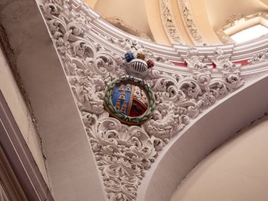 CATHEDRAL of barbastro. INTERIOR OF THE SOMONTANO CATHEDRAL clipart