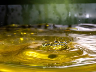 Modern bir bira bardağının manzarasını kapat.