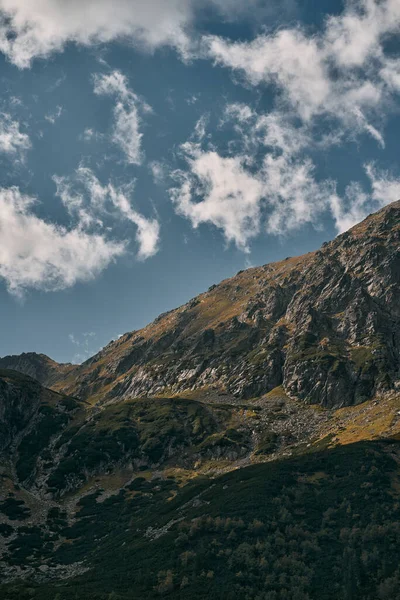 Häpnadsväckande Bergslandskap Panorama Vacker Natur Polska Tatrabergen — Stockfoto