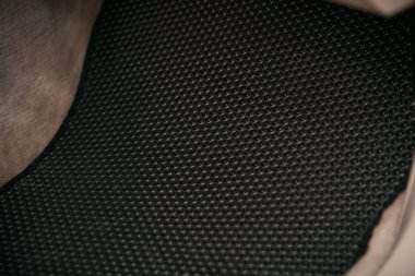 black EVA car floor mat first row