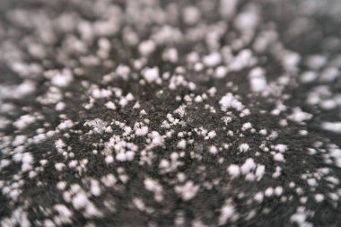 bad interior insulation during winter season. frozen condensation on the window.