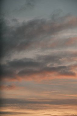 Evening sky. Natural texture background.