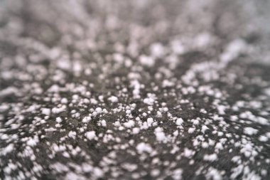 frozen condensation on the window. bad interior insulation during winter season