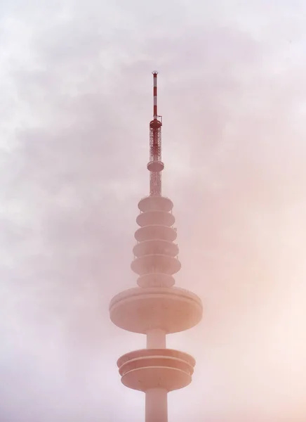 Ago Bianco Famoso Heinrich Hertz Turm Tower Amburgo Germania — Foto Stock