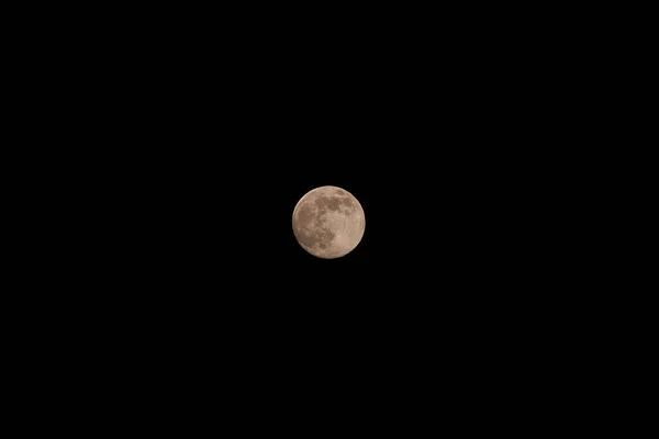 Суперполная Луна Темном Фоне Полнолуние Новолуние Которое Приблизительно Совпадает Ближайшим — стоковое фото
