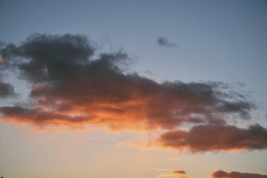 Rüya gibi gökyüzü doğal arka plan. Gökyüzü değişimi için doğa soyut resim kullanımı.