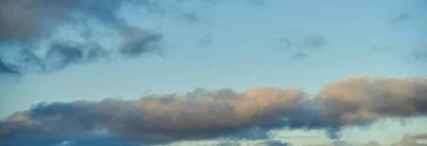 Panorama Sunset Sky Cloud Background — 스톡 사진