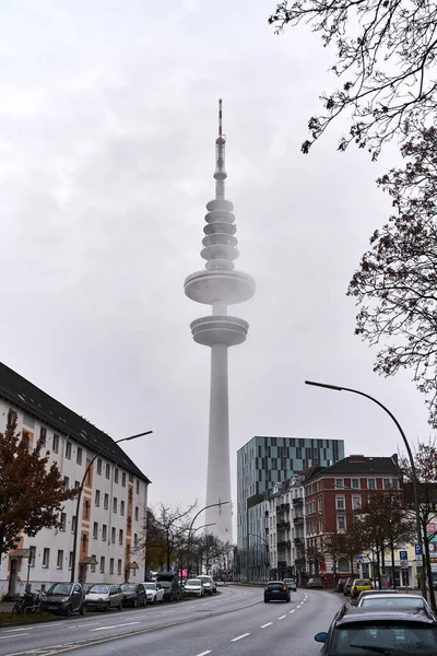 Amburgo Germania Europa Dicembre 2022 Torre Della Heinrich Hertz Turm — Foto Stock