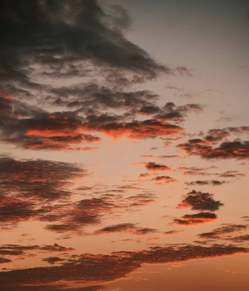 Beautiful Natural Sunset Sky Background — Stock Photo, Image