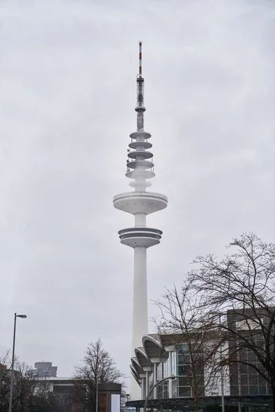 Hamburg Germany Europe December 2022 Tower Heinrich Hertz Turm Famous — Zdjęcie stockowe