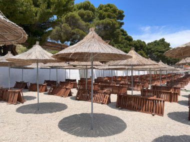 Tropikal Cennet 'te tatil. Tropik Cennete Kaçış. Romantik bir plaj kaçış planı.