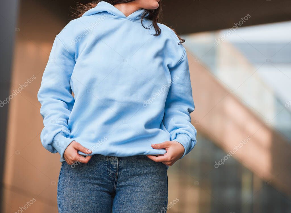 Logo-Branded Hoodie Mockup. Elevate Your Brand with Stylish Streetwear