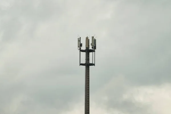 Lte Antenna Communication Підключення Майбутнього Цифрової Трансформації — стокове фото