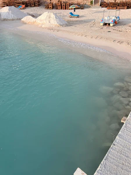 Vakantie Het Tropische Paradijs Bestemming Romantische Gezellige Zee Strand Achtergrond — Stockfoto