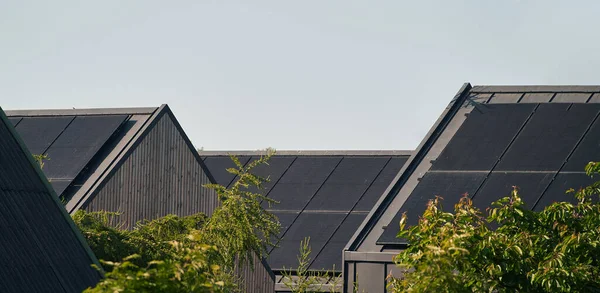 Sustainable Living Under the Sun. Rural Photovoltaics Power Modern Architecture.