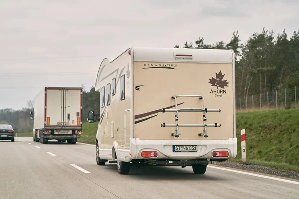2023 Alemania Europa Caravana Carretera Rving Autocaravana Estilo Vida Viajes — Foto de Stock