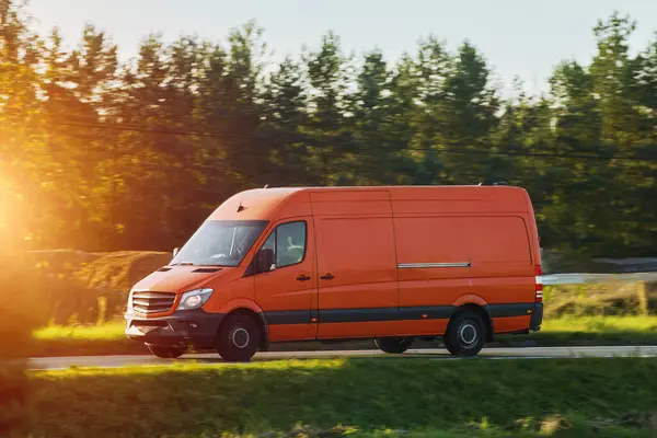 Daily Route Commercial Delivery Van Membawa Perintah Untuk Hidup Stok Lukisan  