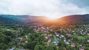 Dağ Kasabası Bielsko-Biala Manzarası