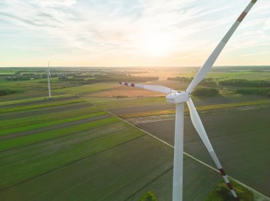 Sürdürülebilir teknolojiye sahip AB rüzgar tarlası