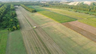 Kırsalda sonbahar hasadı makinelerle birleştirildi