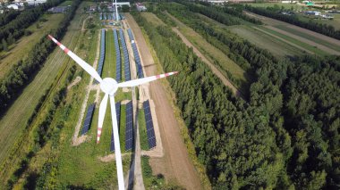 Rüzgar ve güneş enerjisinden yenilenebilir enerji