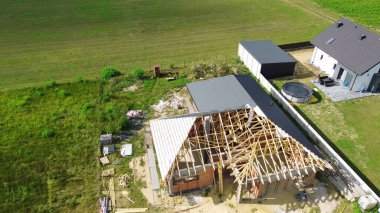 Kırsal kır evi projesi, hava manzarası