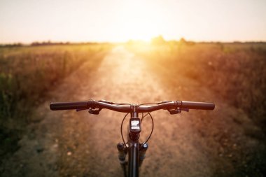 Bisikletle Güneş Işığı Manzaraları 'nda Hızla Geçiş