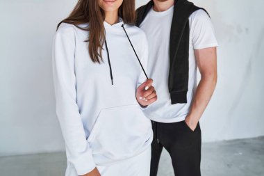 Modern sportif görünüş Genç bayan spor giyim modeli