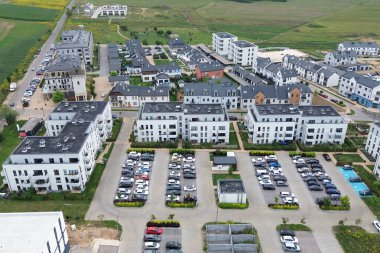 Genişleyen Konut Projesinin Hava Görünümü