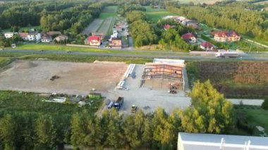 Kır evi yapım aşamasında