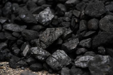 Kara kömürü kapatın. Avrupa 'daki evlerde ısıtma malzemesi olarak kullanılır ve elektrik santrallerinde elektrik enerjisi üretilir.