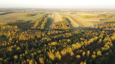 Kırsal manzaranın manzaralı havası