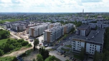 Avrupa 'da düşük katlı apartman kompleksi.