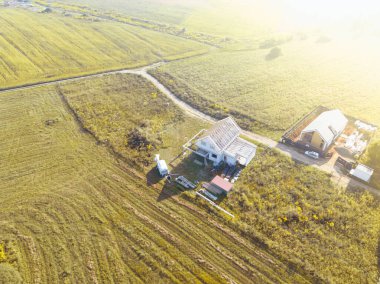 Kır evi inşaat projesi devam ediyor