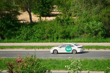 Şehir, Krakow, Polonya, Avrupa 29.09.2024 'te giden Bolt' u selamlıyoruz.