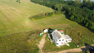 ev yapım aşamasında kırsal