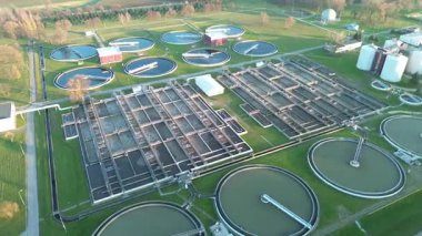 Sanayi kanalizasyon arıtma tesisi ve binaları