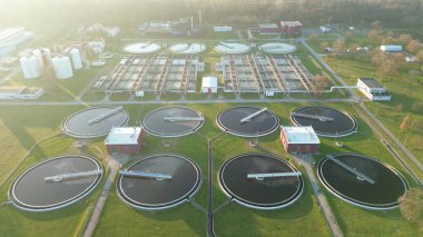 Kırsal bölgelerdeki modern atık su tesisi