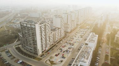 Çağdaş şehir konutları insansız hava aracı