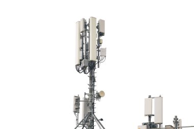 Hücresel ağ kulesi alfa kanalı ile izole edildi