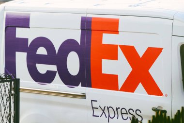 Fedex paket servis aracı 04.02.2025 Polonya, Avrupa