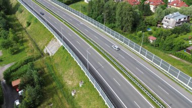 Avrupa Yolu 'nda Gürültü Engelli Trafik