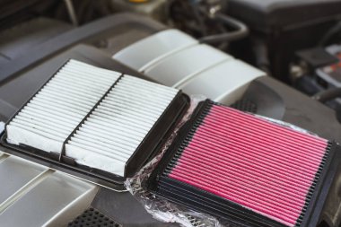 Yüksek performanslı hava filtresi araba motoru beygir gücünü ve yakıt verimliliğini artırır