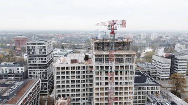 enerjik şehir manzarasının dinamik gelişimi ve büyümesi