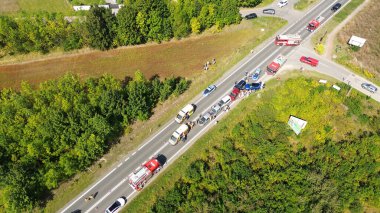 Polonya, Avrupa 25.08.2024 sayılı birden fazla araç ve müdahalecinin karıştığı trafik kazası