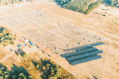 İnşaat mühendisliği güneş çiftliği geliştirme alanı