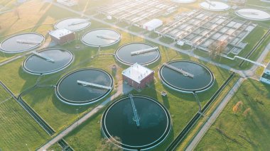 Kırsal bölgelerdeki modern atık su tesisi