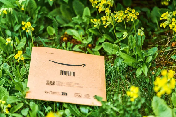 Vahşi çiçeklerin arasında yatan Amazon postacısı 05.05.2025 Polonya Avrupa