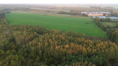 Yeşil alan ve sonbahar havası